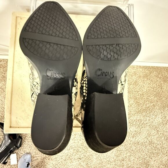 Sam Edelman Whistler Studded Snakeskin Pointed Double Zip Western Booties Sz 6.5 - Picture 9 of 11